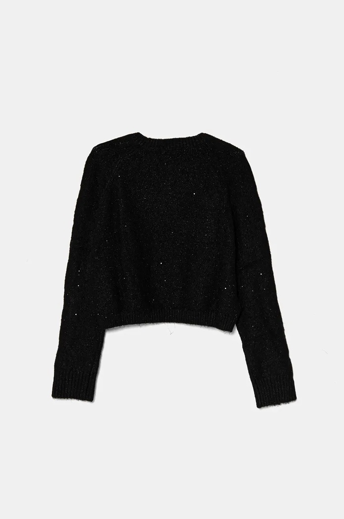 United Colors of Benetton Pulover pentru copii din amestec de lana 15V8C107D.G.Seasonal negru AW24