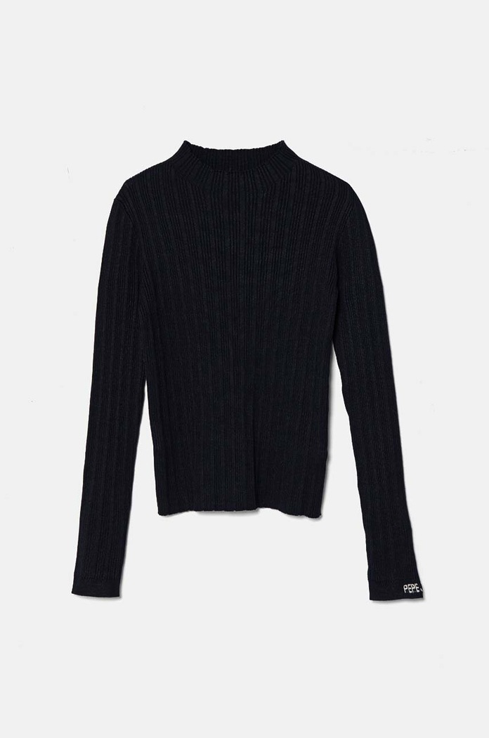 Детски пуловер Pepe Jeans WILA тънък тъмносин PG701084