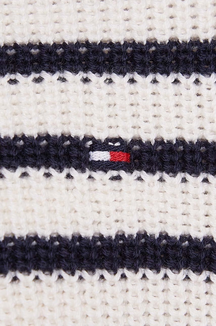 Dječji pamučni pulover Tommy Hilfiger bež KG0KG08504.9BYH.104.122