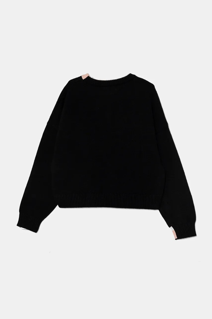 Detský sveter Pinko Up F4PIBGJP108 čierna AW24
