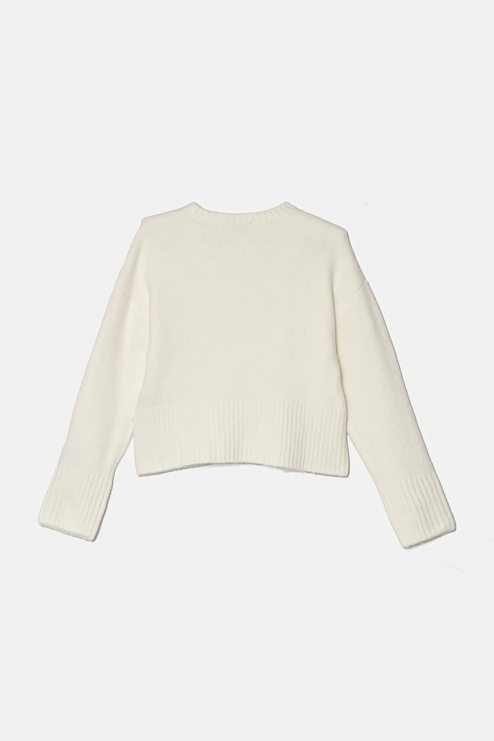 Pinko Up gyerek pulóver F4PIJGJP016 fehér AW24