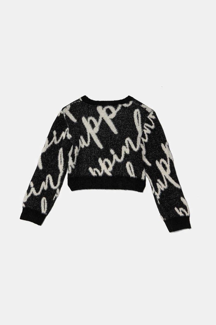 Dětský svetr Pinko Up F4PIJGJP019 černá AW24