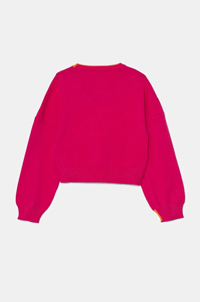 Dječji pulover Pinko Up F4PIJGJP087 roza AW24