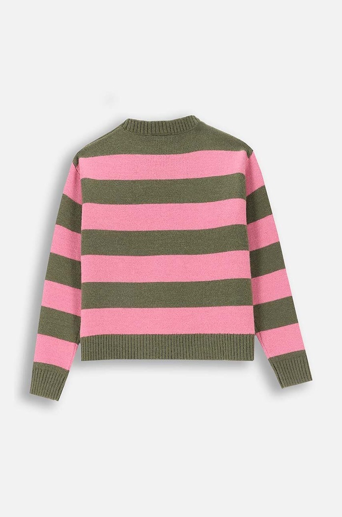 Coccodrillo sweter dziecięcy ZC4172102MGJ różowy AW24