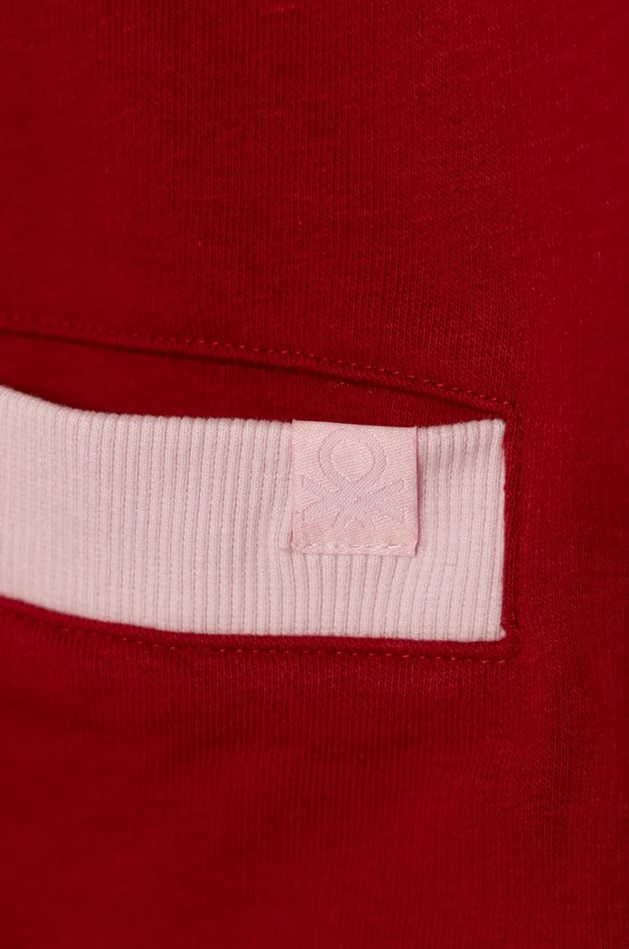 Момиче Детски суичър United Colors of Benetton 32N4C600G.G.Seasonal бордо