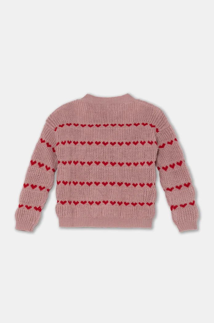 United Colors of Benetton Sweter z domieszką wełny dziecięcy 1076Q106V.G.Seasonal różowy AW24