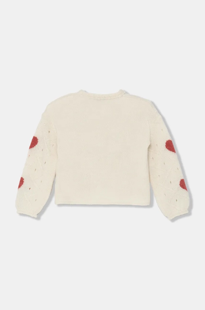 United Colors of Benetton Pulover pentru copii din amestec de lana 1076H102A.P.Seasonal bej AW24