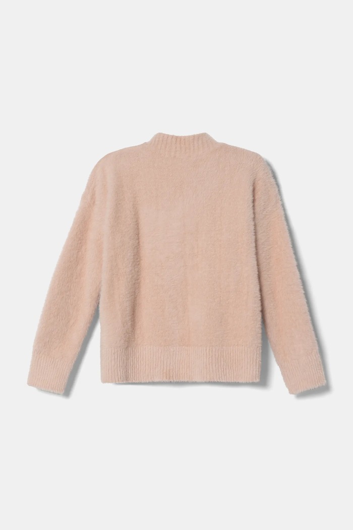 Otroški pulover United Colors of Benetton 19BAC200I.G.Seasonal roza AW24
