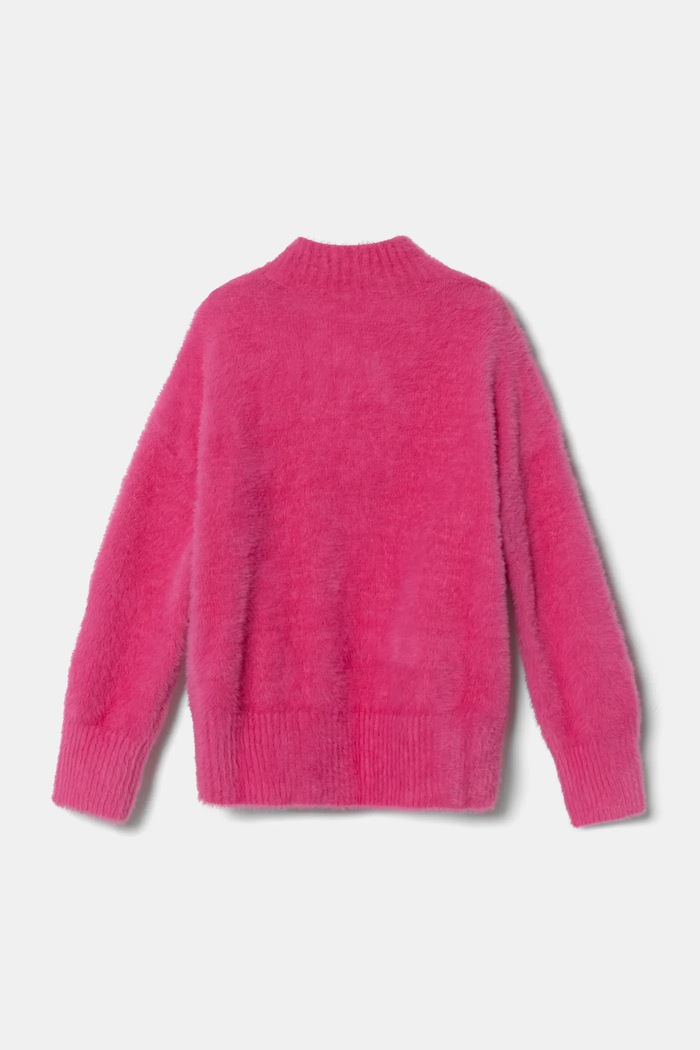 United Colors of Benetton gyerek pulóver 19BAC200I.G.Seasonal rózsaszín AW24
