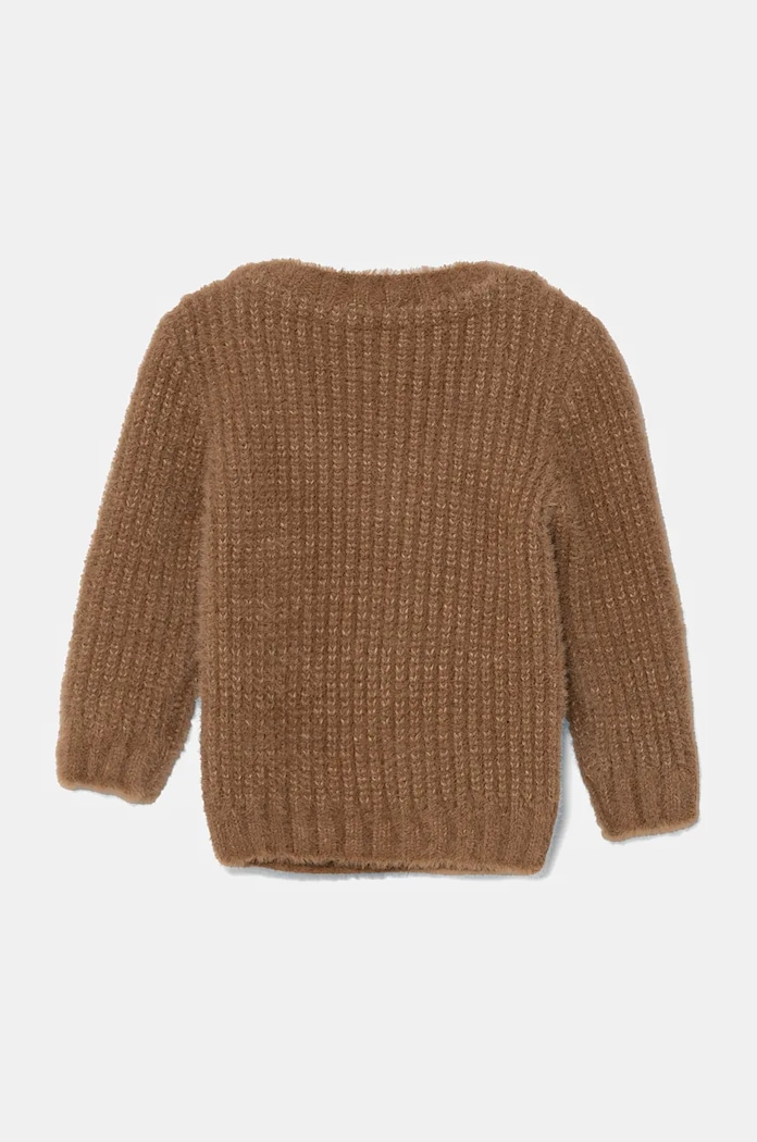 Jamiks pulover pentru copii din amestec de lana RIGNOR RIGNOR.Sweterek.JZH391 maro AW24