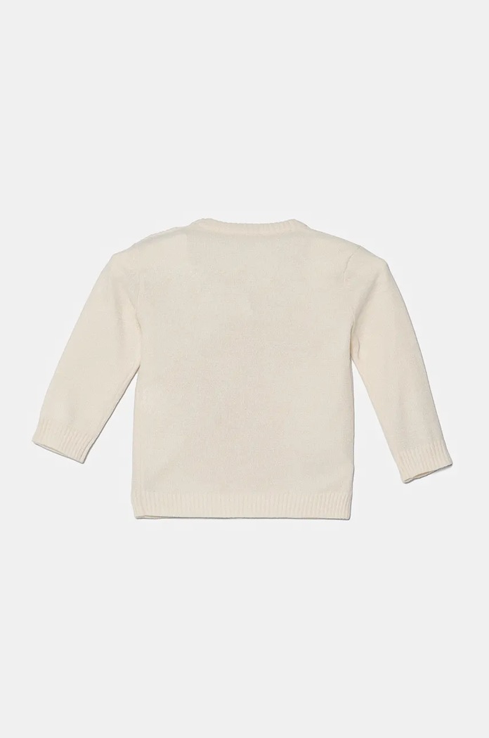 Kojenecký svetr United Colors of Benetton 16AKA1017.W.Seasonal béžová AW24