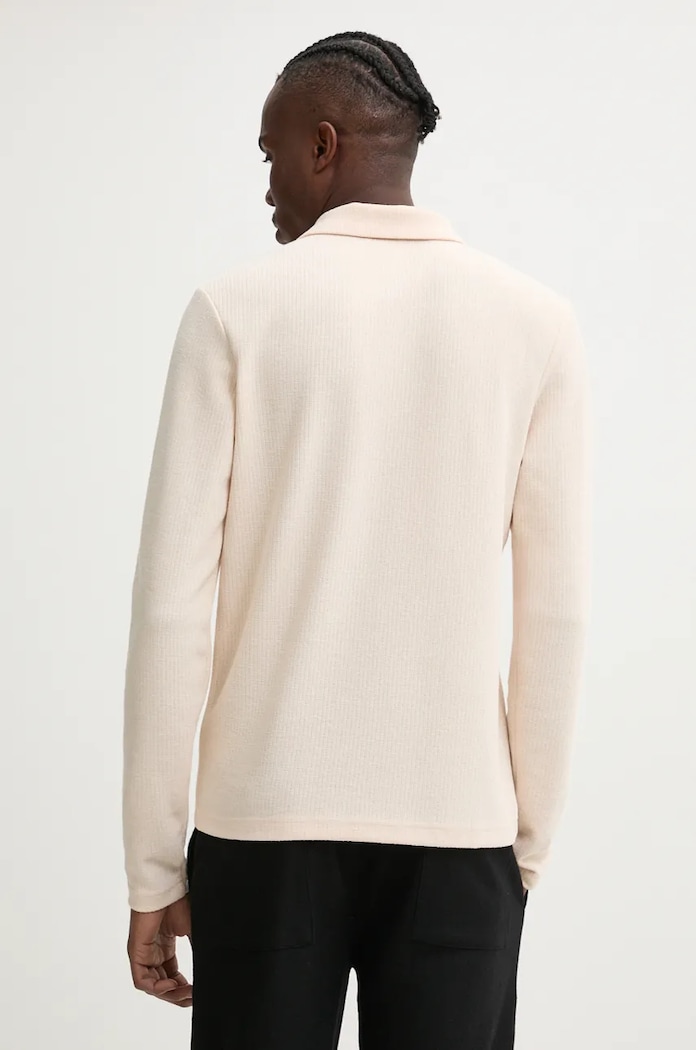 Odzież Bruuns Bazaar longsleeve CraftBBChanged LS Shirt BBM2375 beżowy