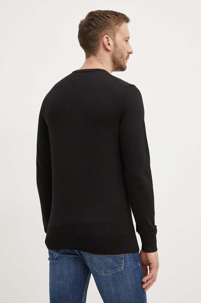 Odzież Calvin Klein sweter z domieszką jedwabiu K10K113549 czarny