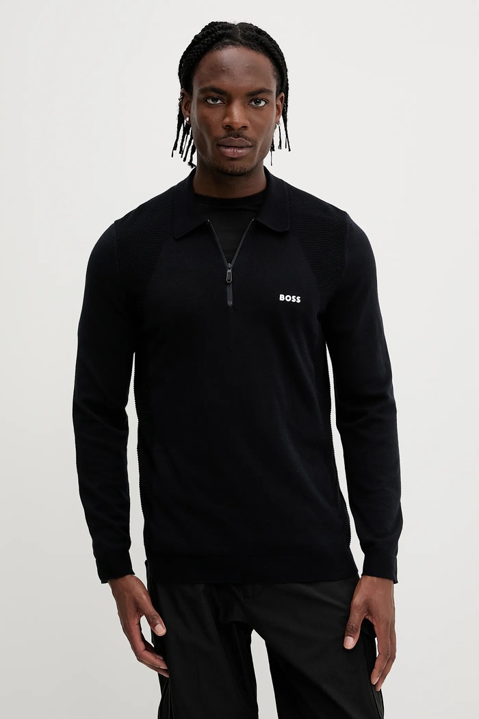BOSS Green sweter pozostałe granatowy 50520604