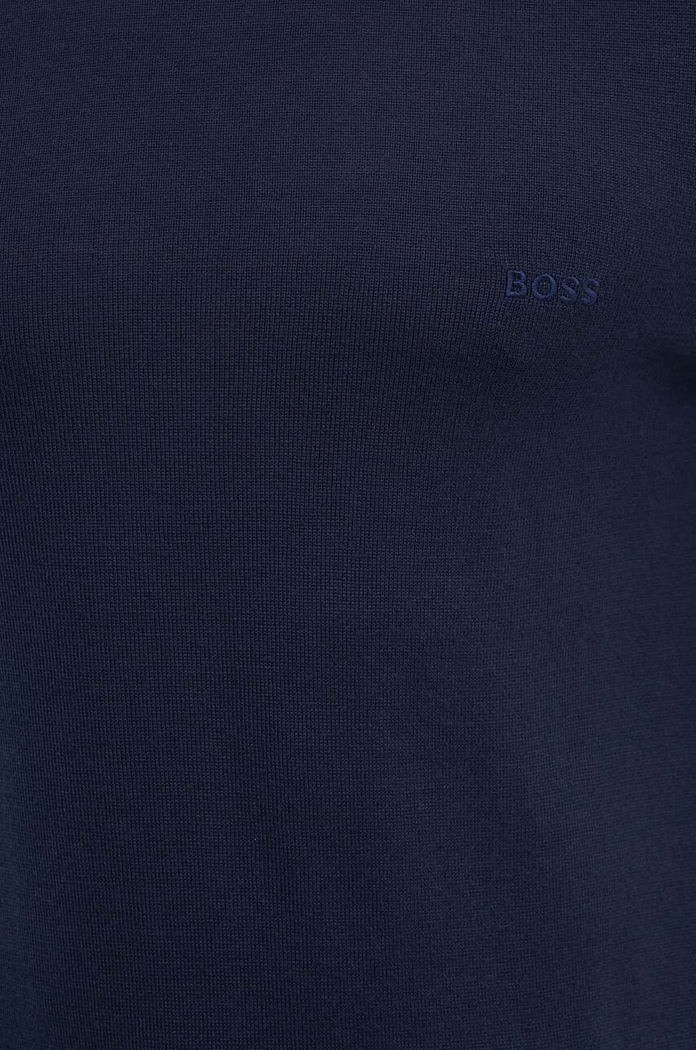 Vlněný svetr Boss Orange 50501762 modrá