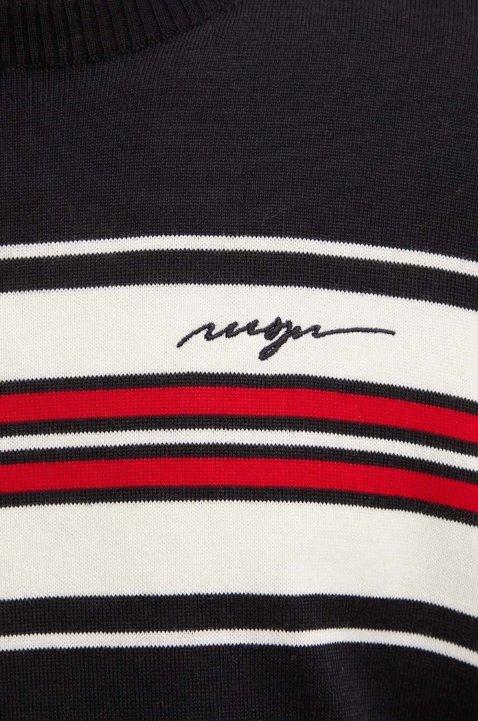 MSGM gyapjú pulóver 3740MM208.247594 fekete
