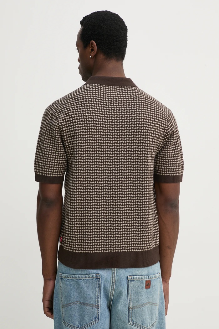 Îmbrăcăminte Levi's Polo de bumbac A7294 maro