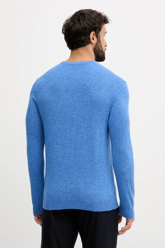 Odzież United Colors of Benetton sweter wełniany 1002U1G34 niebieski