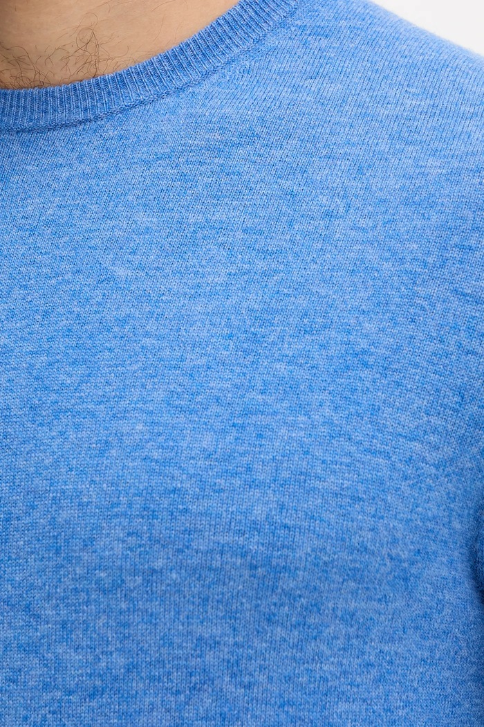 United Colors of Benetton sweter wełniany 1002U1G34 niebieski