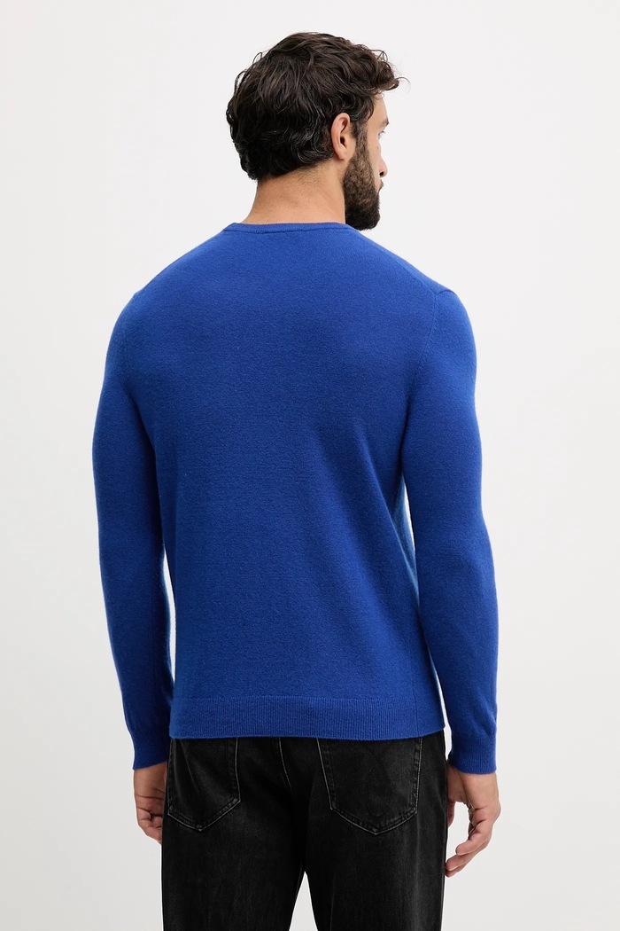 Ρούχα United Colors of Benetton Μάλλινο πουλόβερ United Colors of Benetton 1002U1G34 μπλε