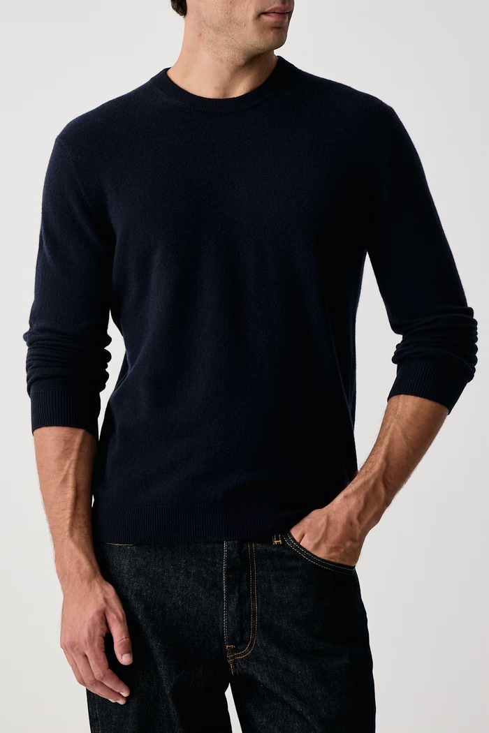 Sweter męski wełniany United Colors of Benetton 1002U1G34 granatowy