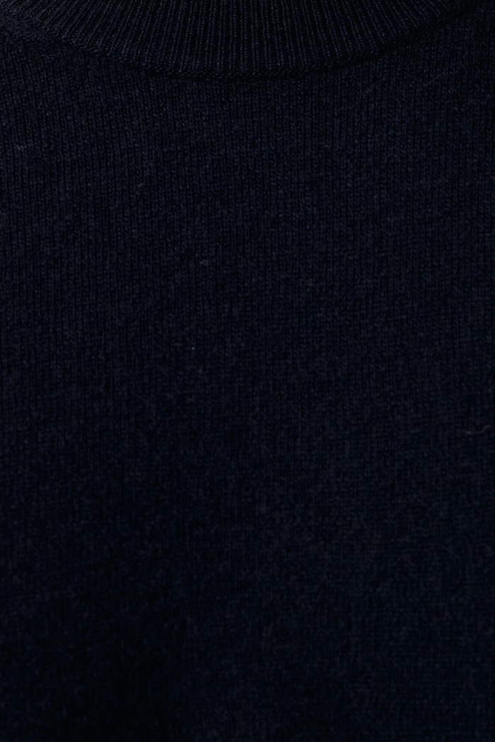 Sweter męski wełniany United Colors of Benetton granatowy 1002U1G34