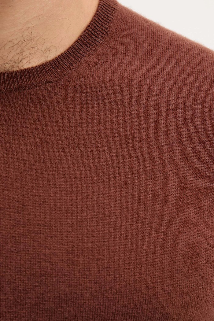 Вълнен пуловер United Colors of Benetton United Colors of Benetton кафяв 1002U1G34