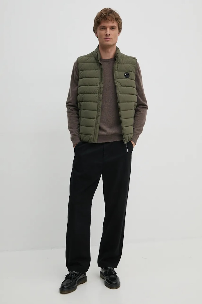 Vlnený sveter United Colors of Benetton 1002U1G34 hnedá AW25