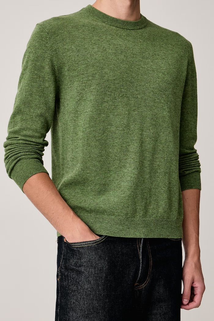 Sveter pánsky vlnený United Colors of Benetton 1002U1G34 zelená