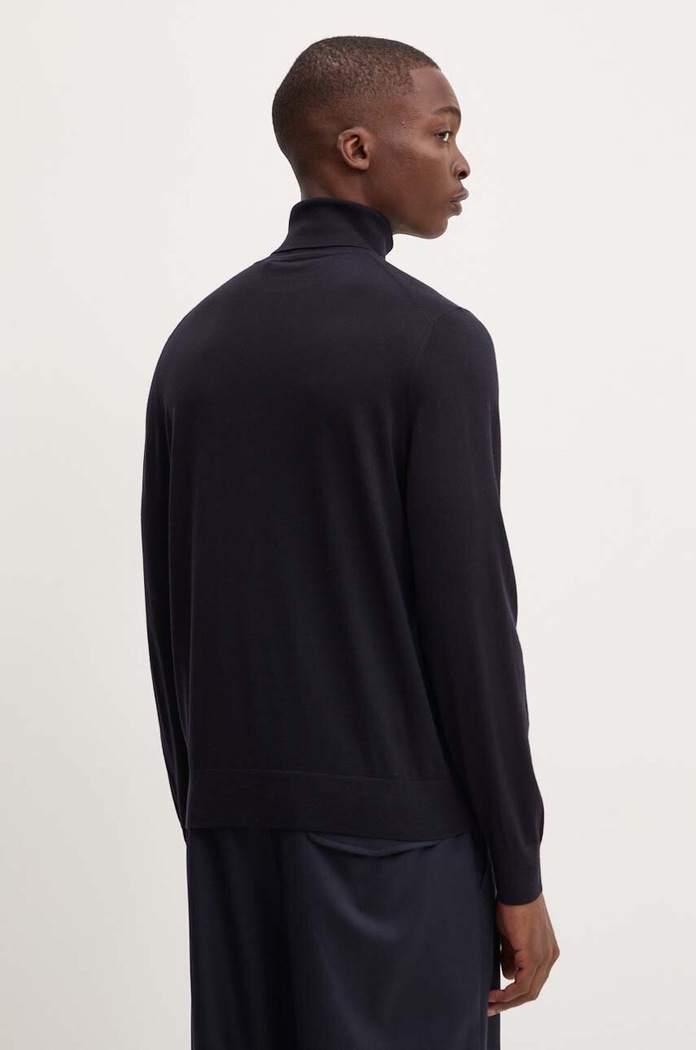 Odzież Theory sweter wełniany M0781705 granatowy