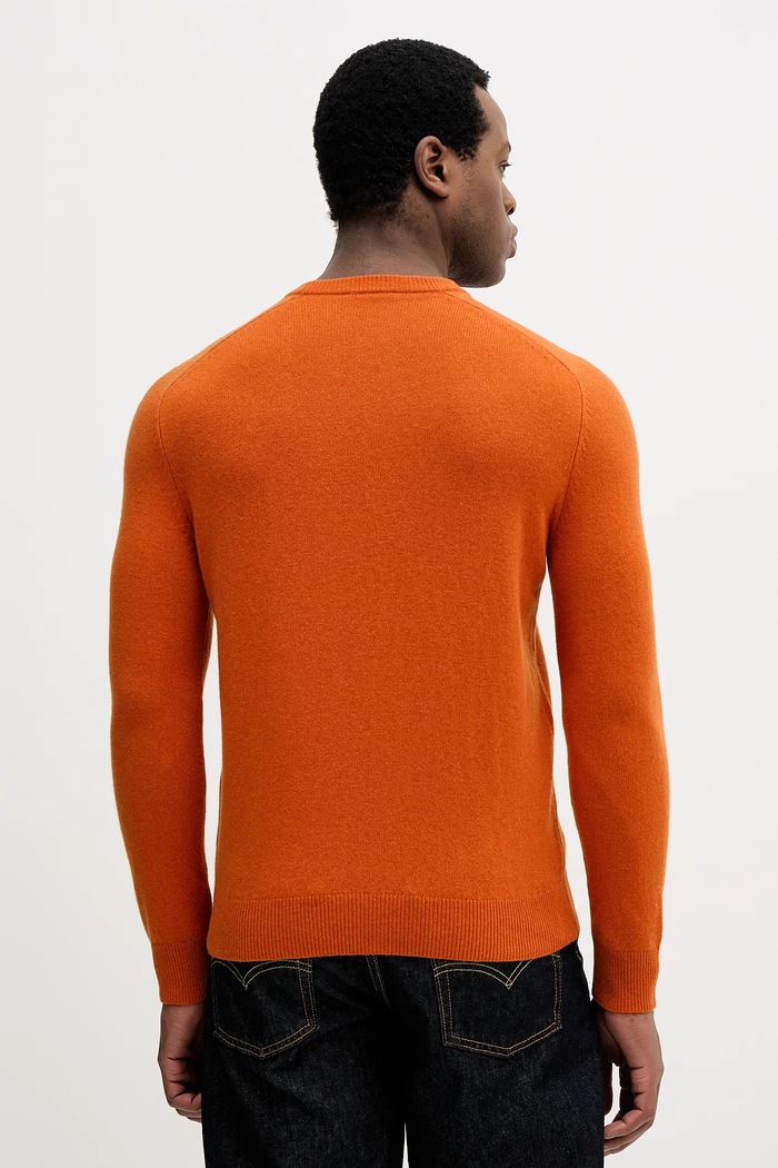 Odzież United Colors of Benetton sweter wełniany 1006U108W pomarańczowy