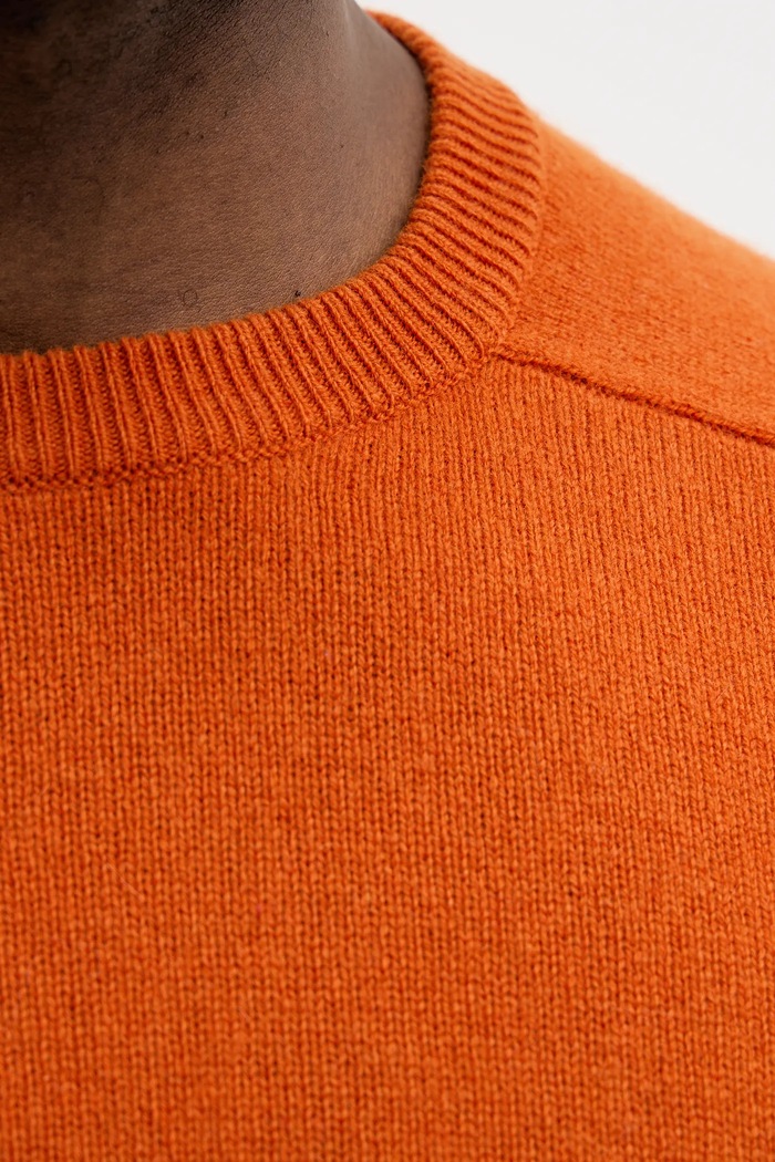 United Colors of Benetton sweter wełniany 1006U108W pomarańczowy