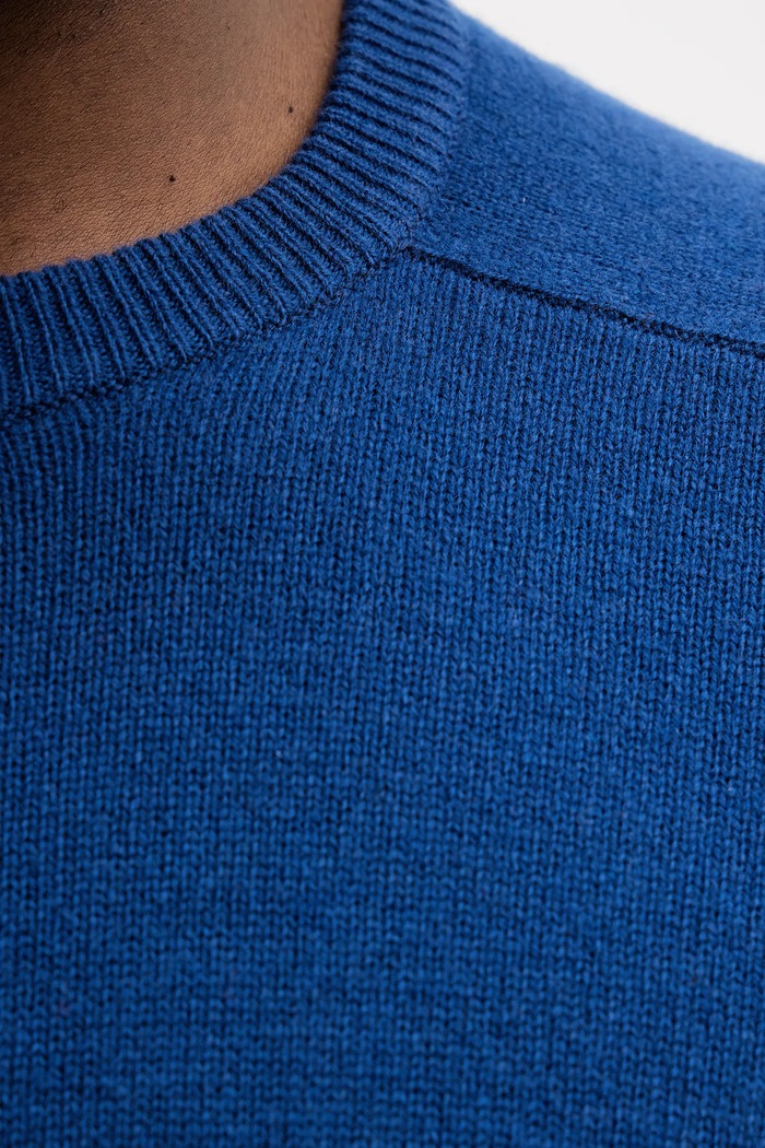 United Colors of Benetton sweter wełniany 1006U108W niebieski