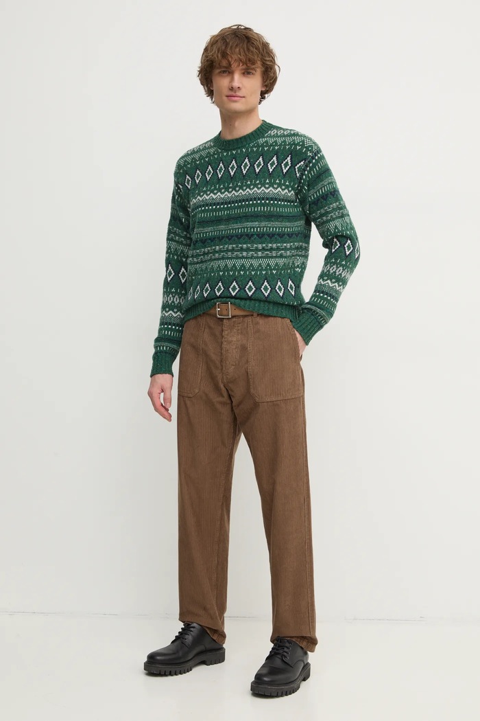 United Colors of Benetton sweter 1137K107V zielony NC24
