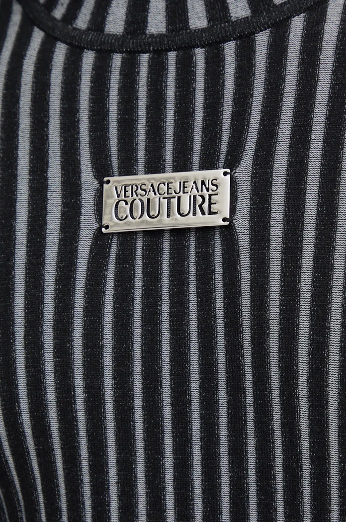 Versace Jeans Couture sweter 77GAFM04.CMN67 czarny