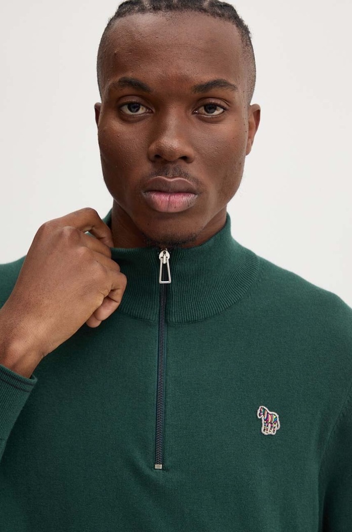 PS Paul Smith pulover din amestec de lana verde M2R.531XZ.N22226