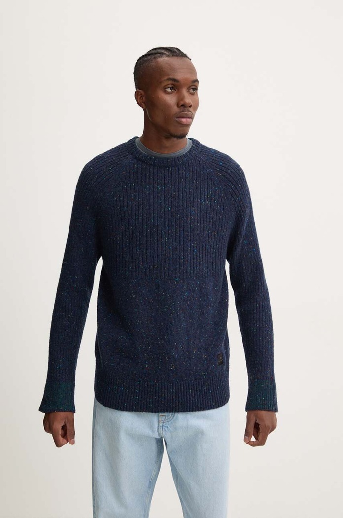 Vlnený sveter PS Paul Smith tmavomodrá M2R.968Y.N22234