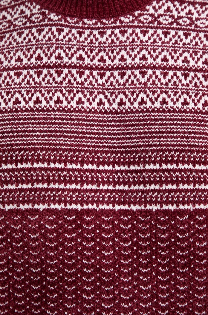 Svetr z vlněné směsi Armani Exchange XM000028.AF10351 burgundské