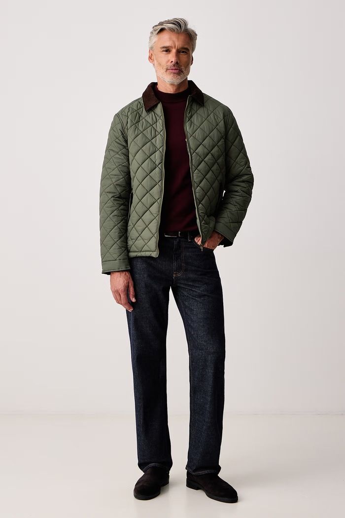 Joop! Sweter męski wełniany 30032606 bordowy AW25