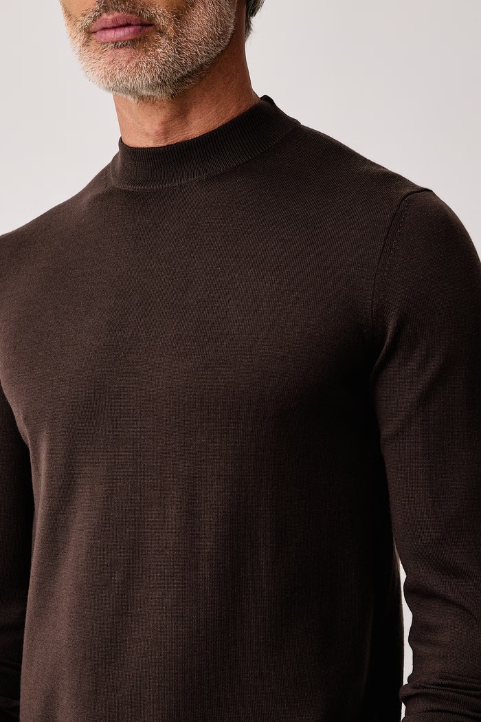 Sweter męski wełniany Joop! 30032606 brązowy
