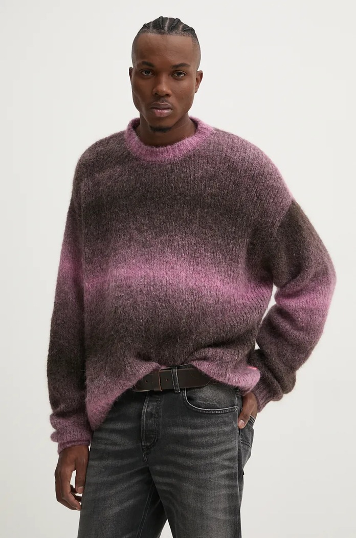 Diesel maglione in lana K-RASTA lana rosa A14914.0WFBT