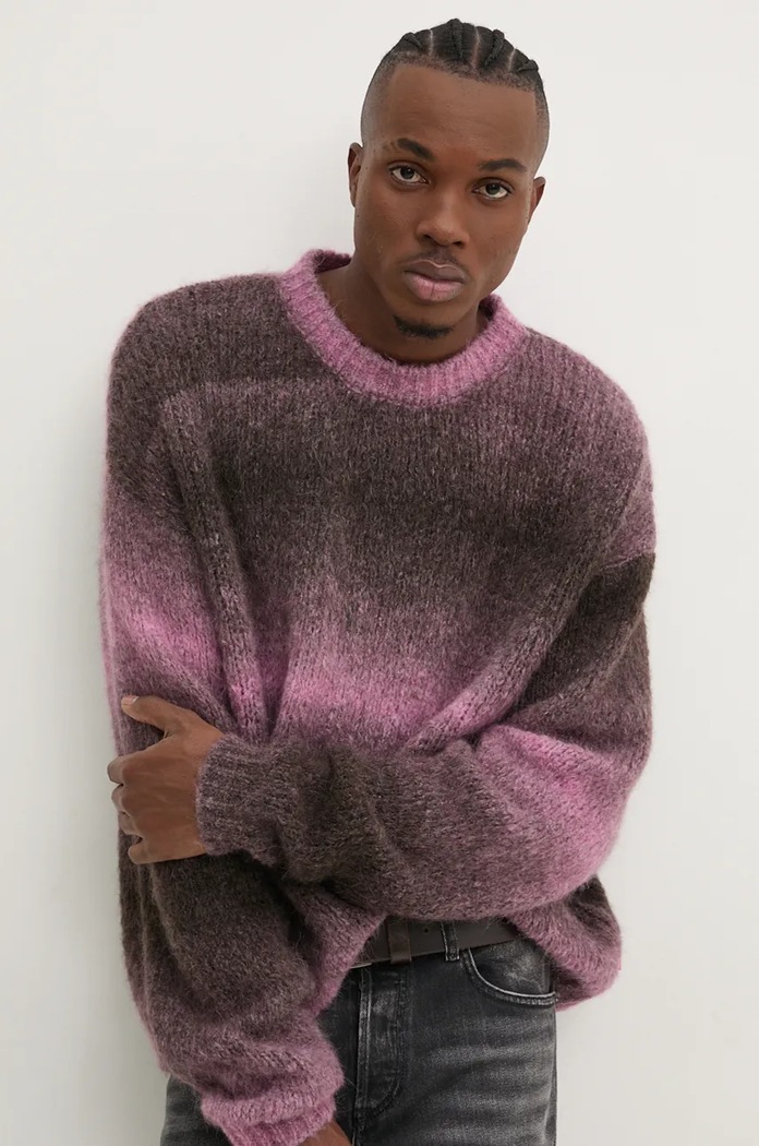 Diesel maglione in lana K-RASTA rosa A14914.0WFBT