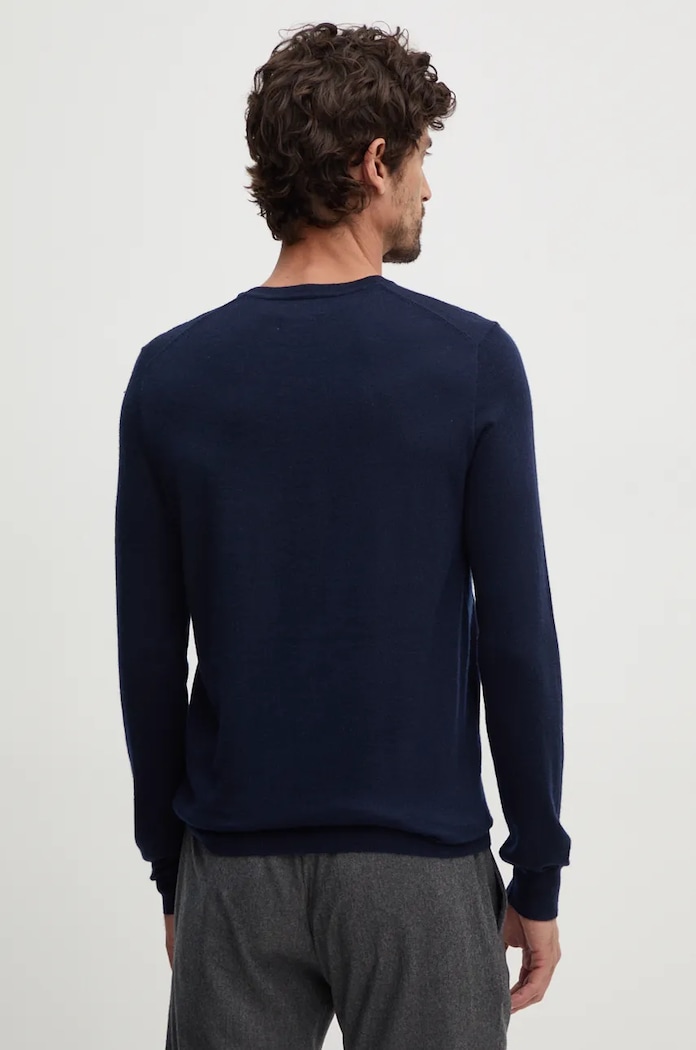 Oblečenie Vlnený sveter Polo Ralph Lauren 710946143 tmavomodrá
