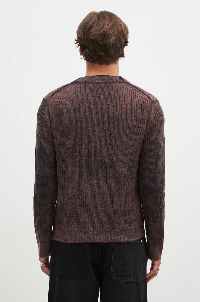 Odjeća Kardigan s primjesom vune Paul Smith M1R.917Y.N02506 smeđa