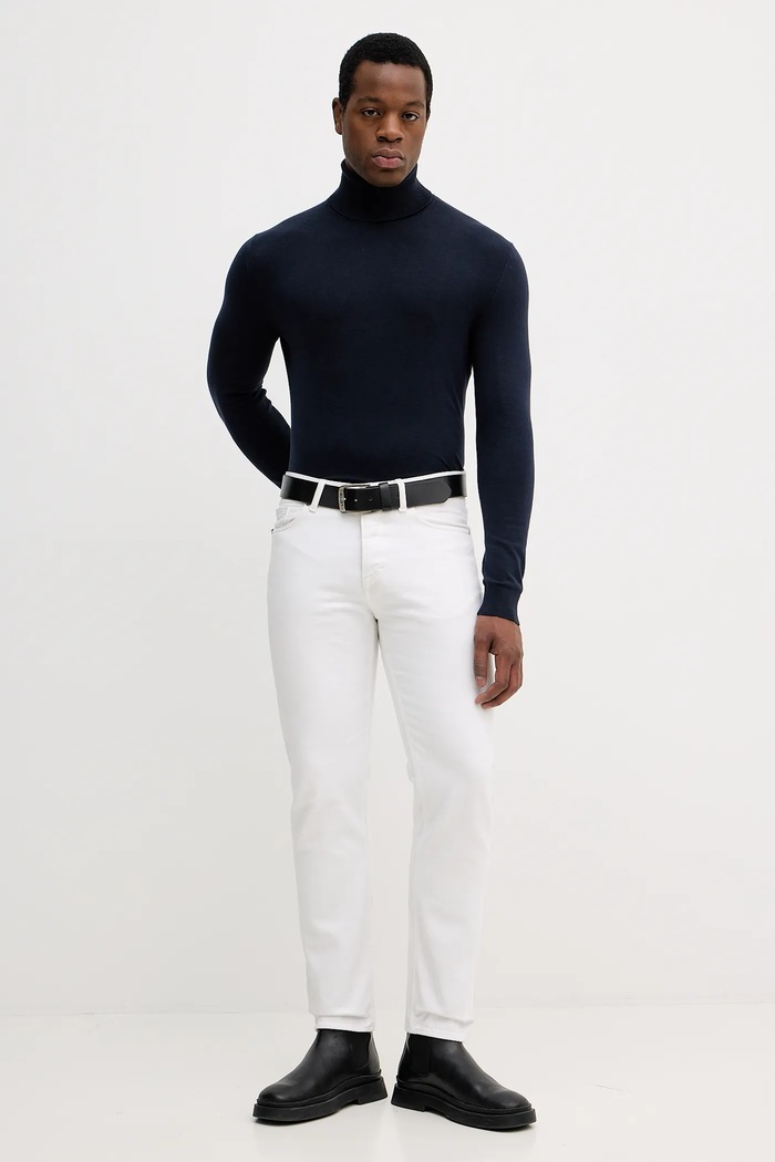 Sisley Pulover 10F2S2244 bleumarin AW25