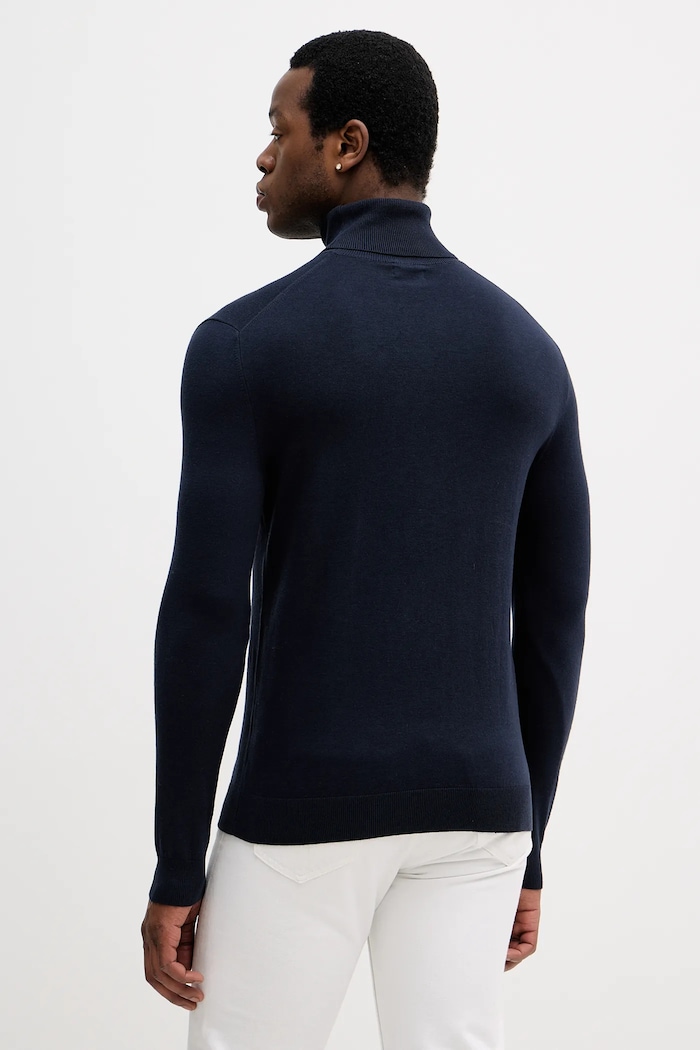 Îmbrăcăminte Sisley Pulover 10F2S2244 bleumarin