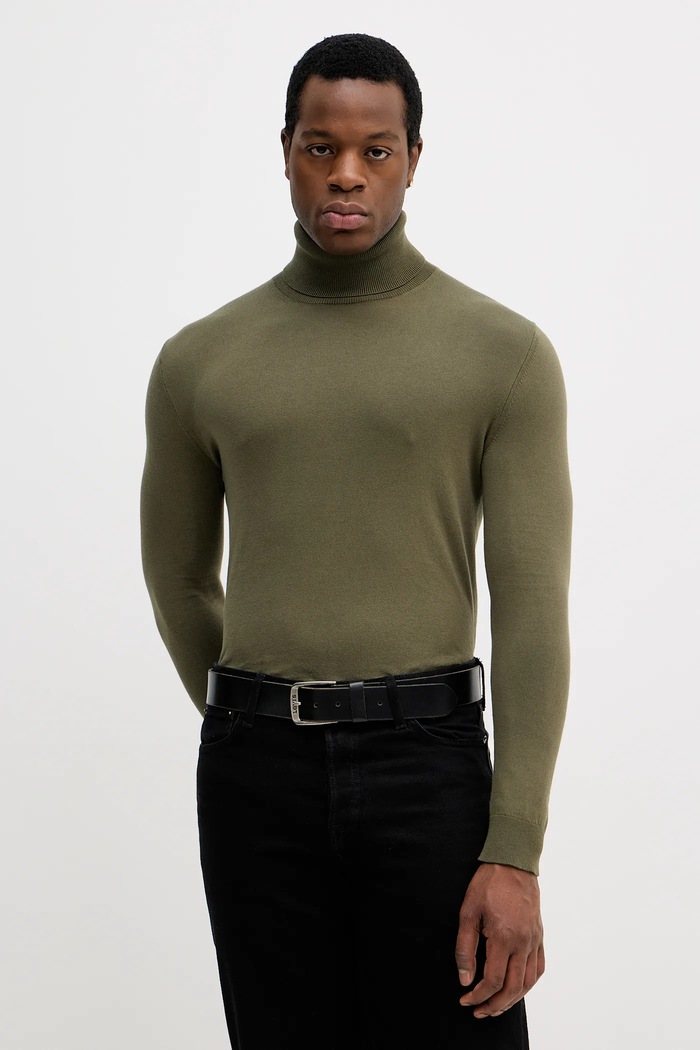 Sisley pulover verde 10F2S2244