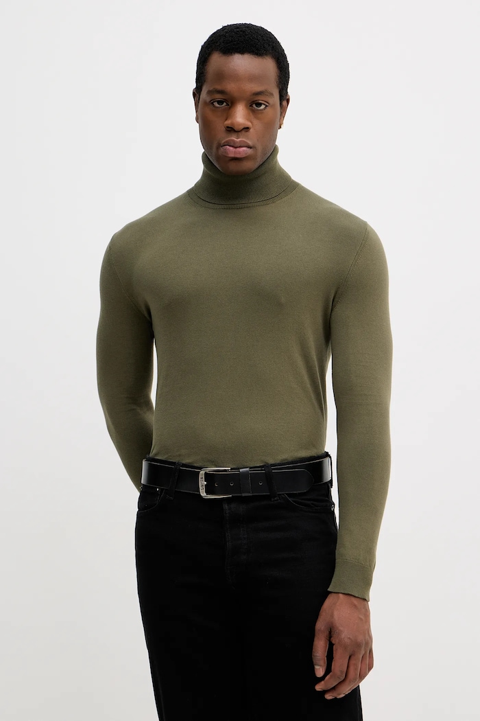 Sisley pulover verde 10F2S2244