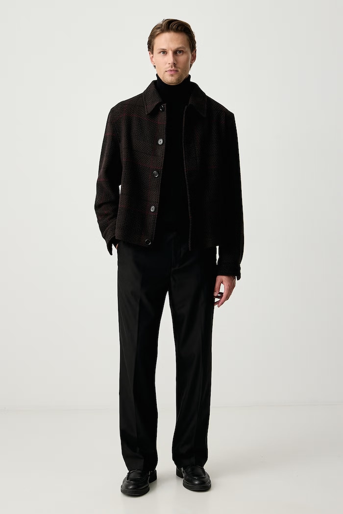 Sisley Пуловер мъжки с памук 10F2S2244 черен AW25