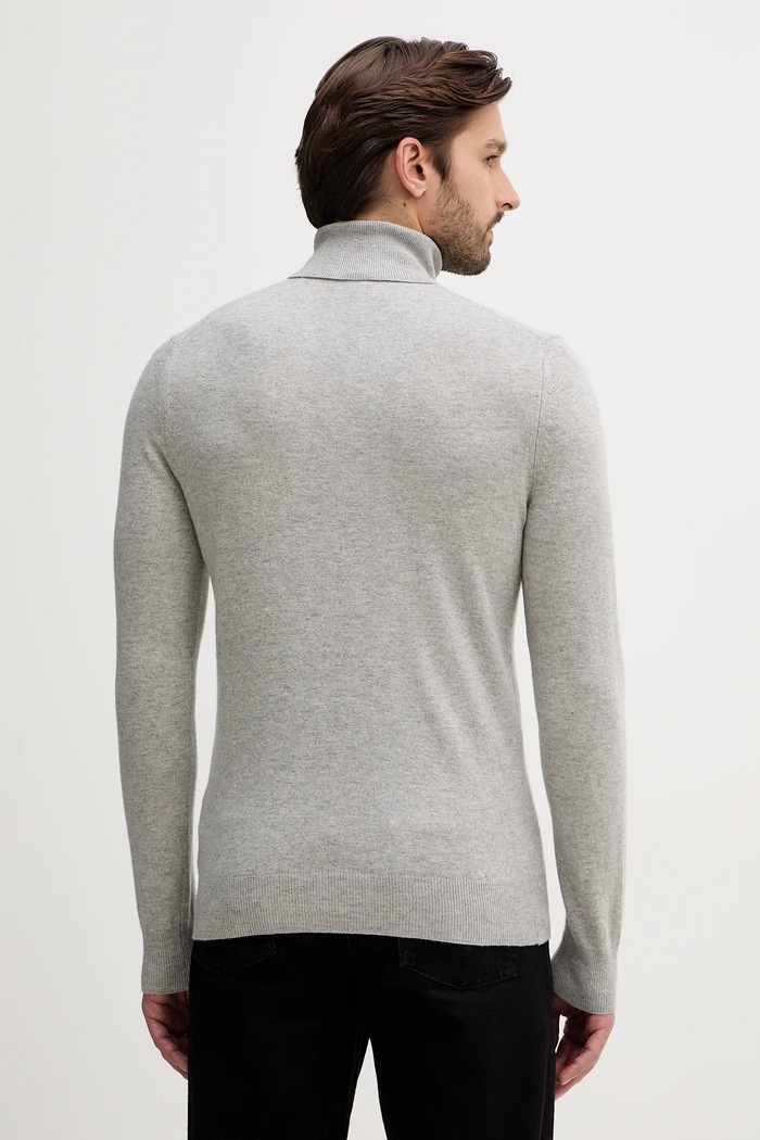 Odzież Sisley sweter z domieszką wełny 102HS2177 szary